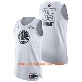 Maillot NBA Golden State Warriors Kevin Durant 35 2018 All-Star Jordan Brand Blanc Swingman - Homme